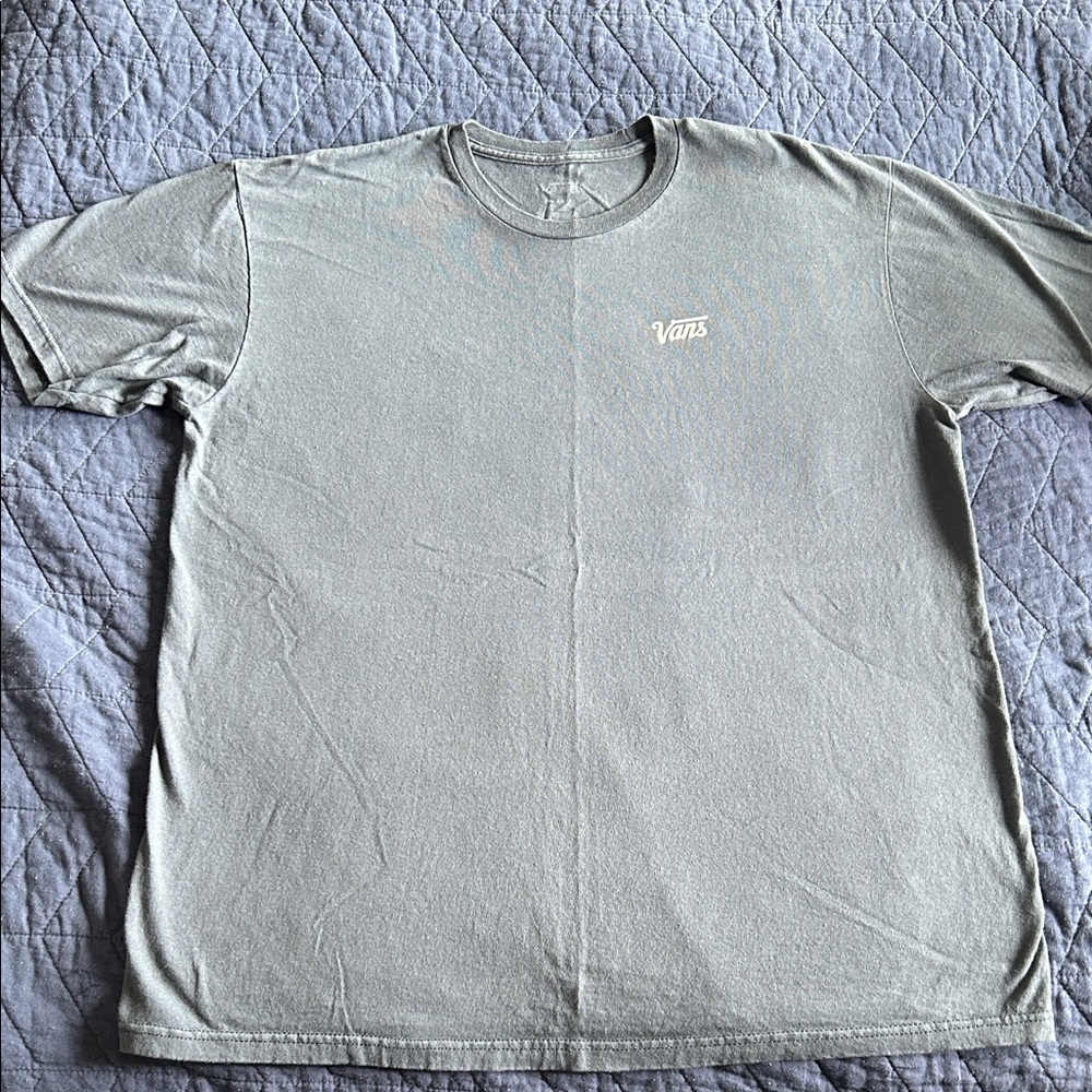 Vans Men's Crew Tee in Washed Sage Green